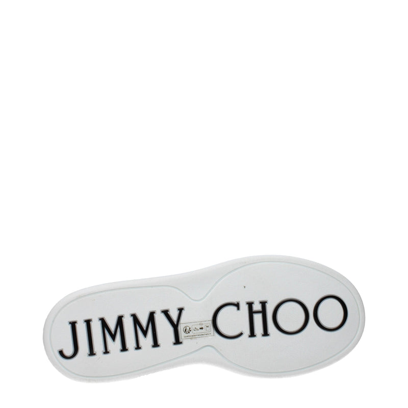 Jimmy Choo ROME Black Leather Low Top Sneakers for Women