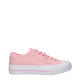 Jimmy Choo Fenix Low Top Sneakers in Pink Fabric