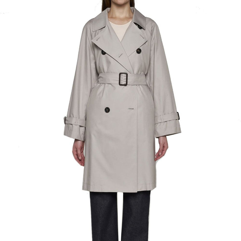Manteau en coton beige Max Mara