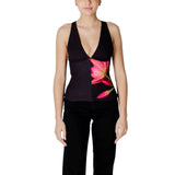Desigual BLUS_FOBOS 25SWBW09 Femme Top Noir en Polyester