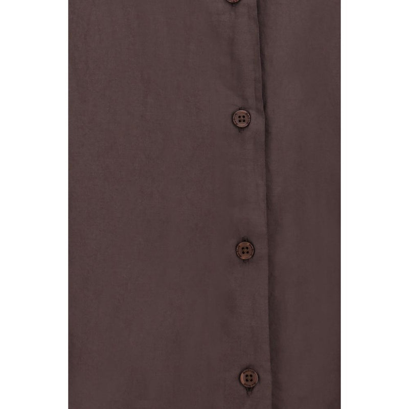 SOSUE Brown Cotton Shirt
