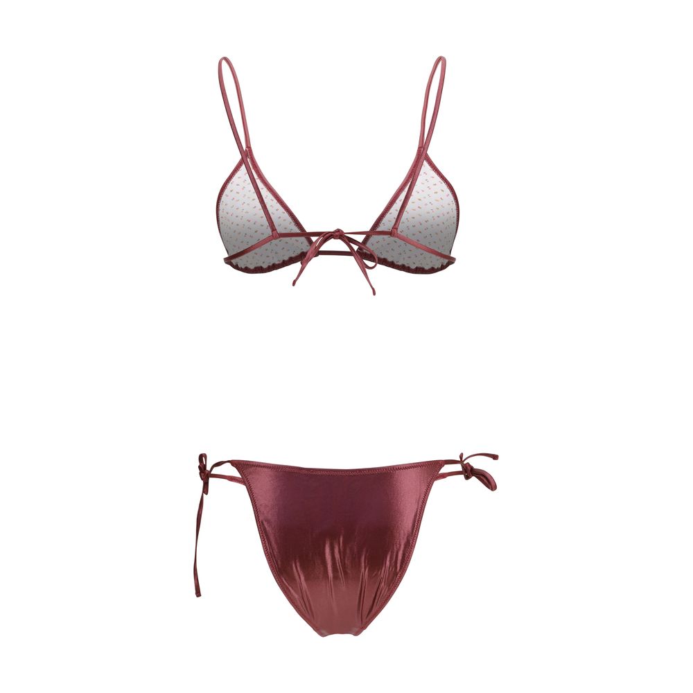 Kristina Ti Bordeaux Polyamide Bikini - Summer Glamour