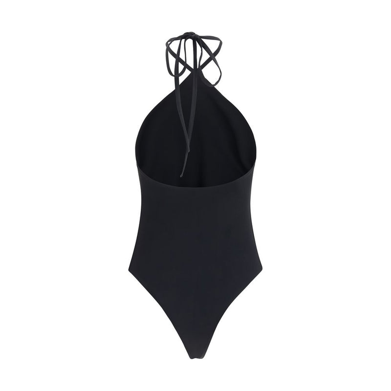 Jacquemus Bastide Black Polyamide One-Piece Swimsuit