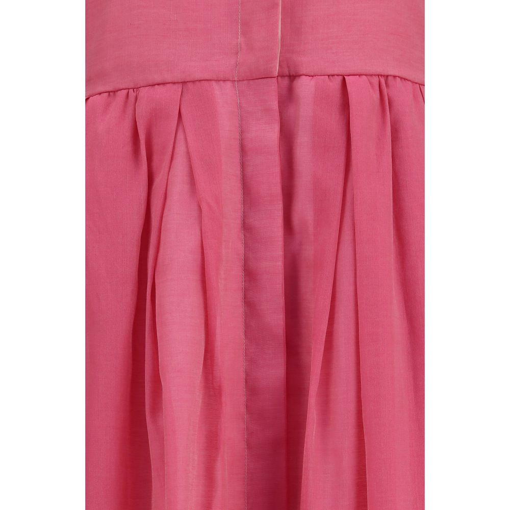 Sara Roka Eglelong Multicolor Cotton Casual Dress