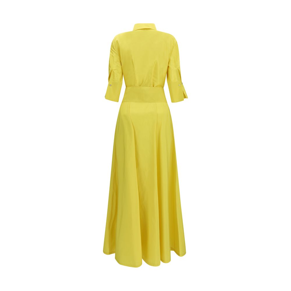 Sara Roka Marysole Bicolor Silk Casual Dress