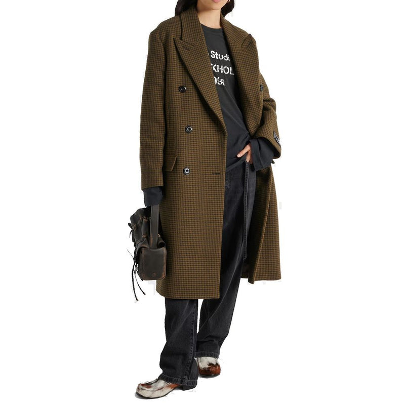 Acne Studios Brown Fibers Coat for Women