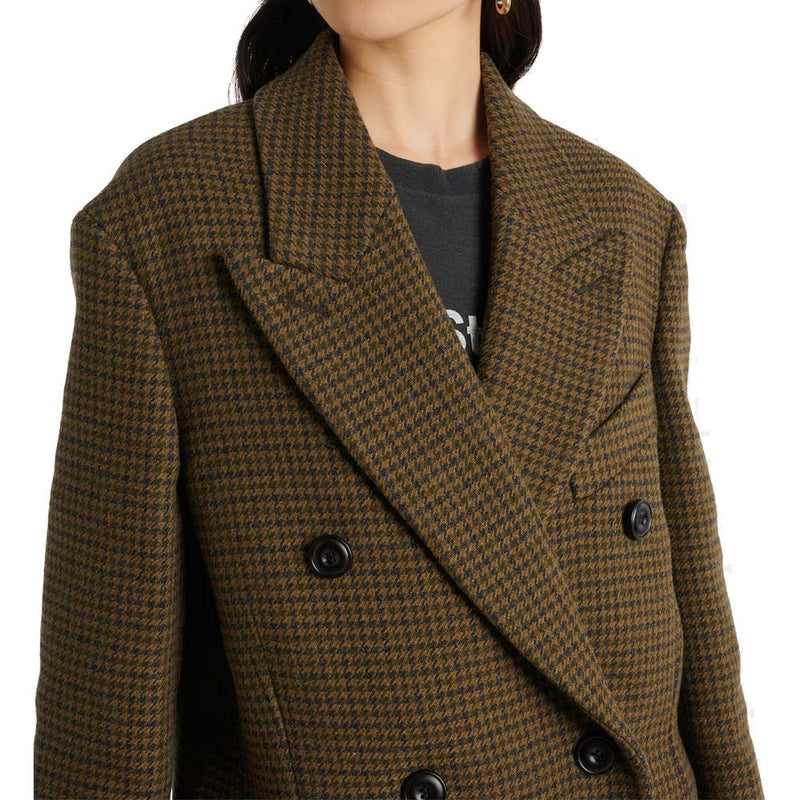 Acne Studios Brown Fibers Coat for Women
