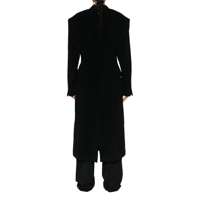 Balenciaga Black Cashmere Coat for Women