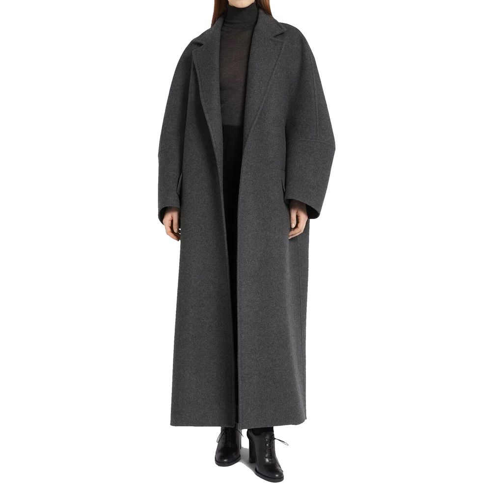 Max Mara Gray Cashmere Coat for Women