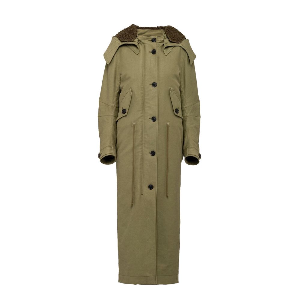 Prada Bicolor Polyamide Coat for Women