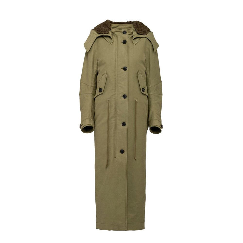 Prada Bicolor Polyamide Coat for Women