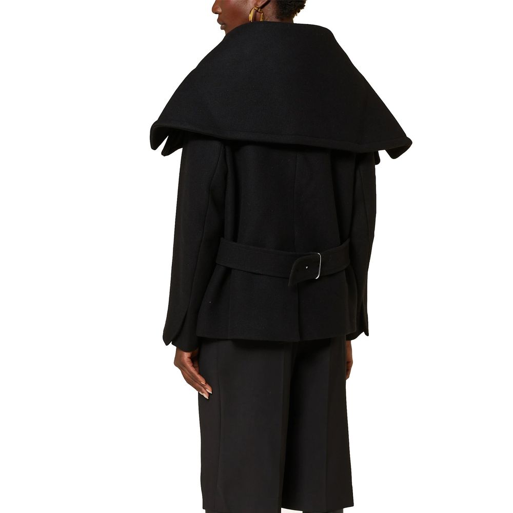 Jacquemus Black Virgin Wool Coat for Women