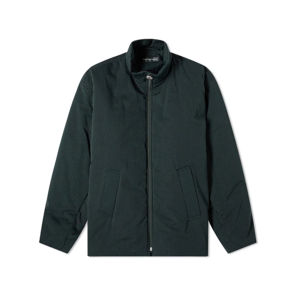 Balenciaga Black Cotton Full-Length Jacket for Men
