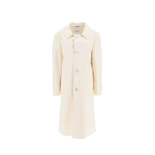 Maison Margiela White Cotton Coat for Women