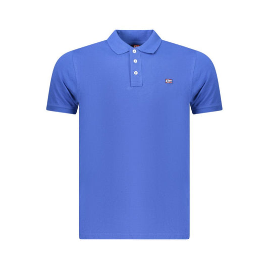 Polo Shirt Homme Bleu en Coton - Norway 1963