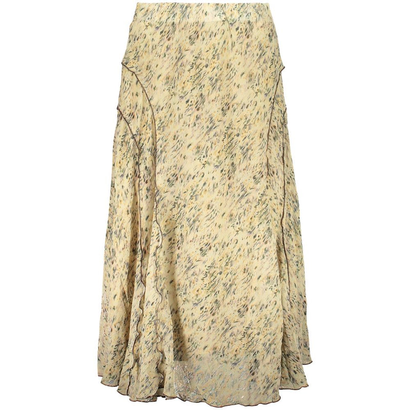 Jupe Longue Rishit Beige en Polyester pour Femmes - Desigual