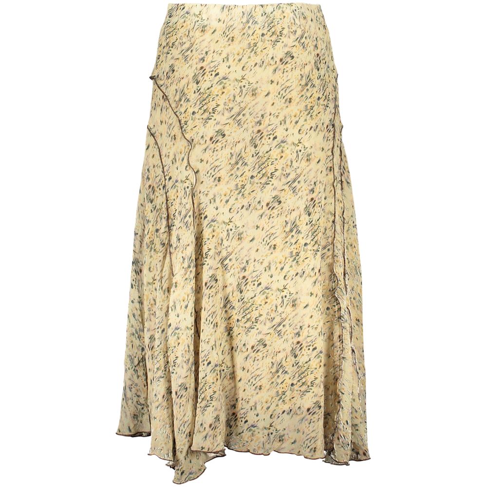 Jupe Longue Rishit Beige en Polyester pour Femmes - Desigual