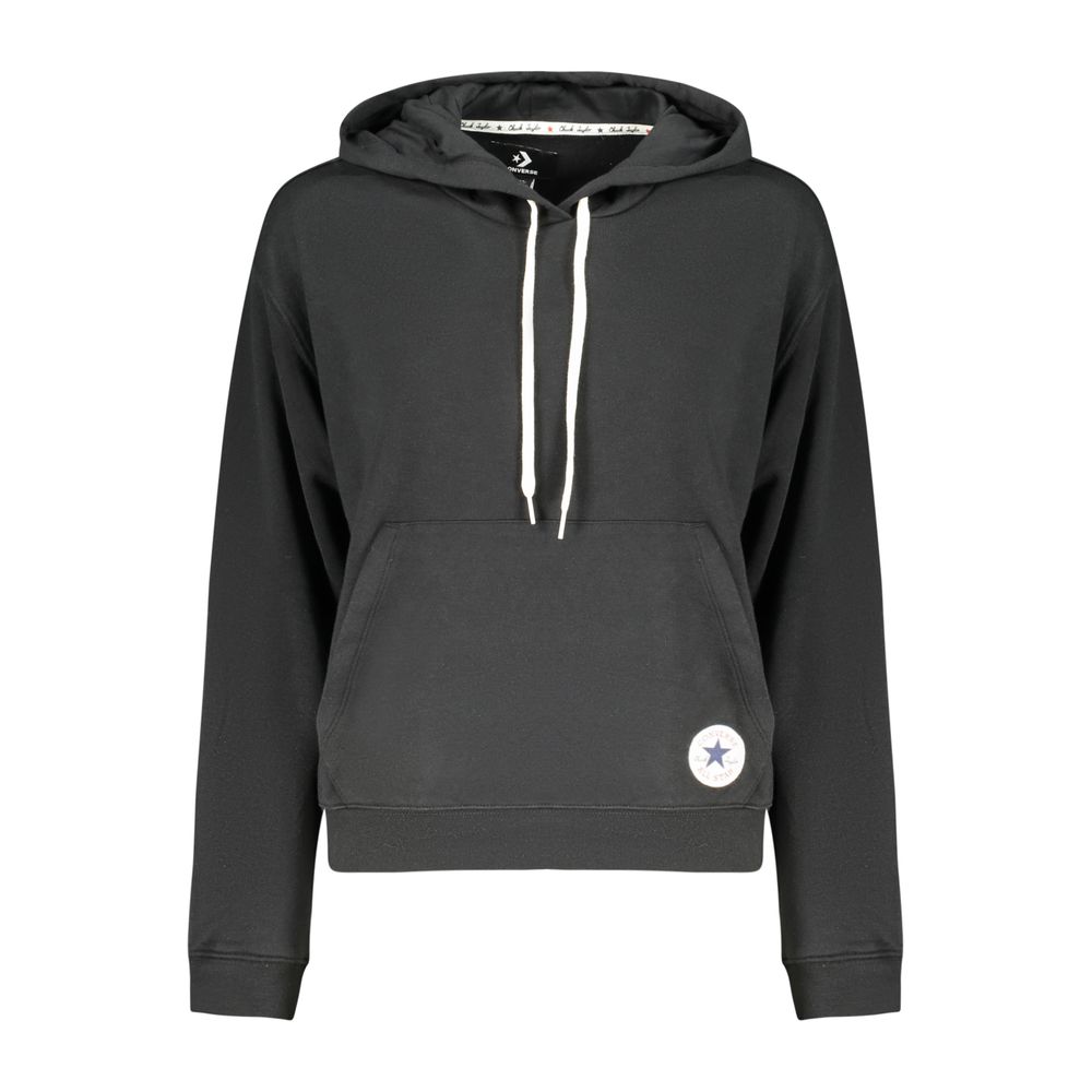 Converse Sweatshirt en Coton Noir pour Femme