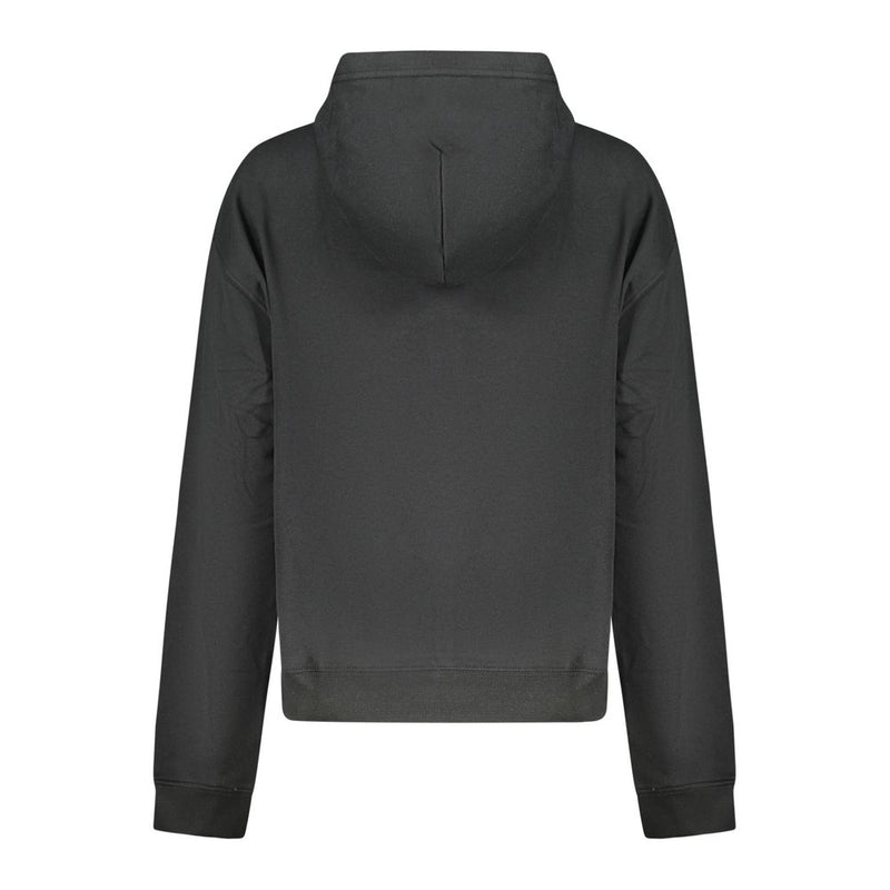 Converse Black Cotton Sweatshirt for Women