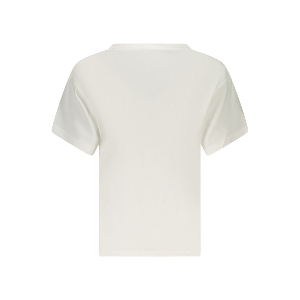 Pepe Jeans White Cotton Women T-Shirt - Chic & Sustainable