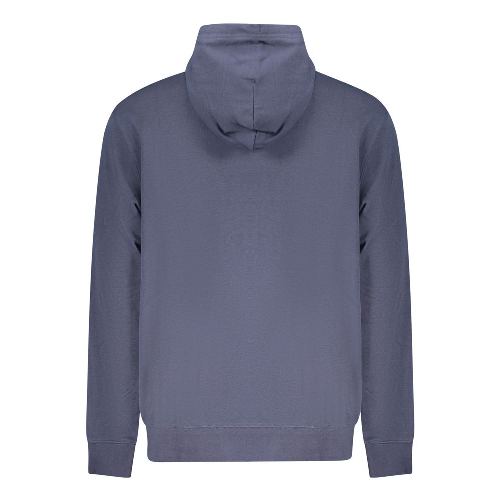 Converse - Sweat à capuche bleu en coton pour homme