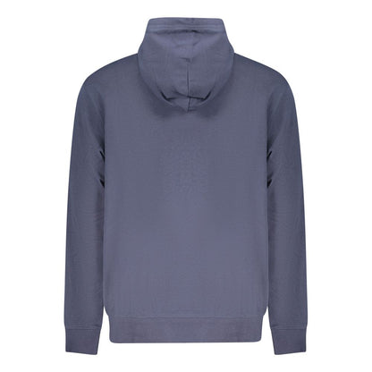 Converse - Sweat à capuche bleu en coton pour homme