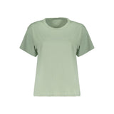 Pepe Jeans Green Cotton Women's T-Shirt with Rhinestone Detail