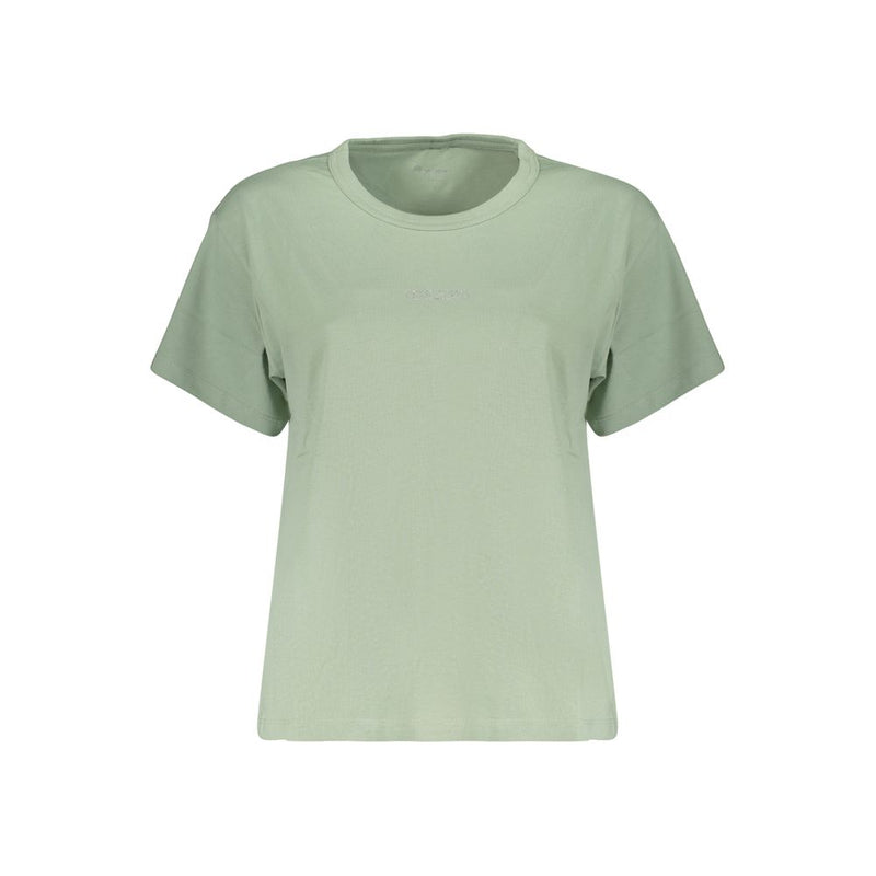 Pepe Jeans Green Cotton Women's T-Shirt - Stylish & Eco-Friendly