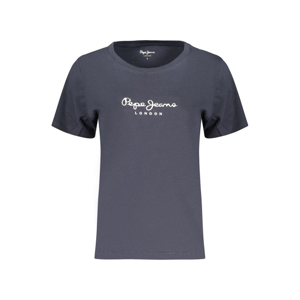 T-shirt Pepe Jeans bleu en coton pour femme