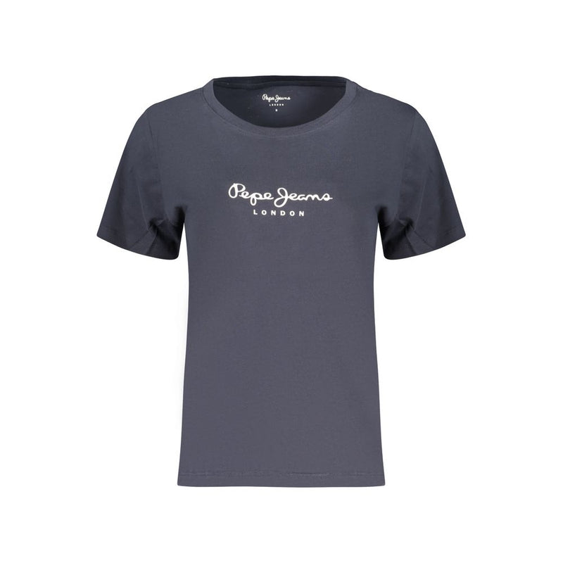 T-shirt Pepe Jeans bleu en coton pour femme