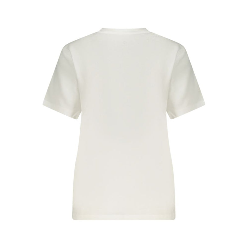 Converse White Cotton Women's T-Shirt