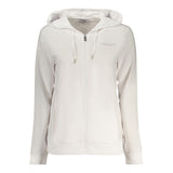 Freddy White Cotton Women's Hoodie - Stylish & Comfortable