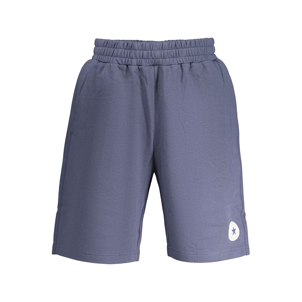 Shorts en coton Converse bleus