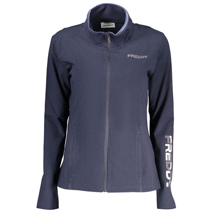 Freddy Blue Cotton Women's Sweatshirt