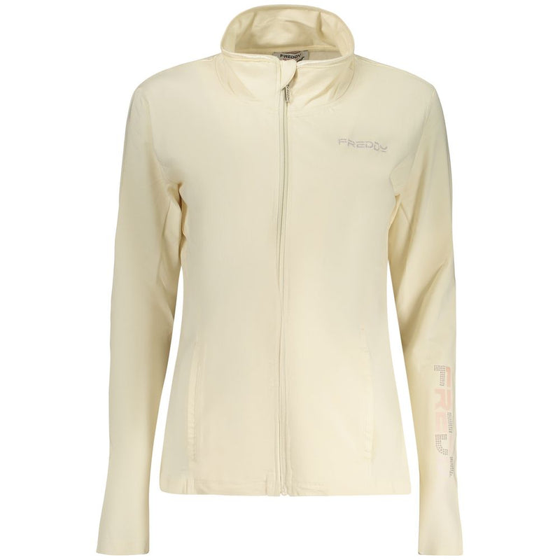 Freddy Beige Cotton Sweatshirt for Women