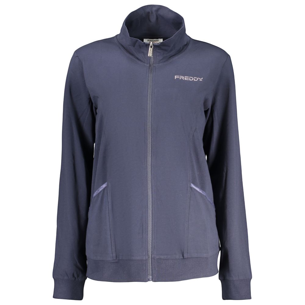 Freddy Blue Cotton Women's Sweatshirt - Stylish & Comfortable