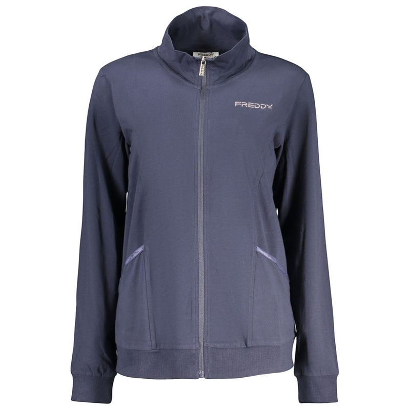Freddy Blue Cotton Women's Sweatshirt - Stylish & Comfortable