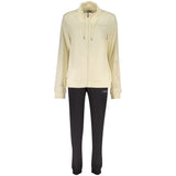 Freddy Beige Cotton Women's Sweatshirt with Rhinestone Details