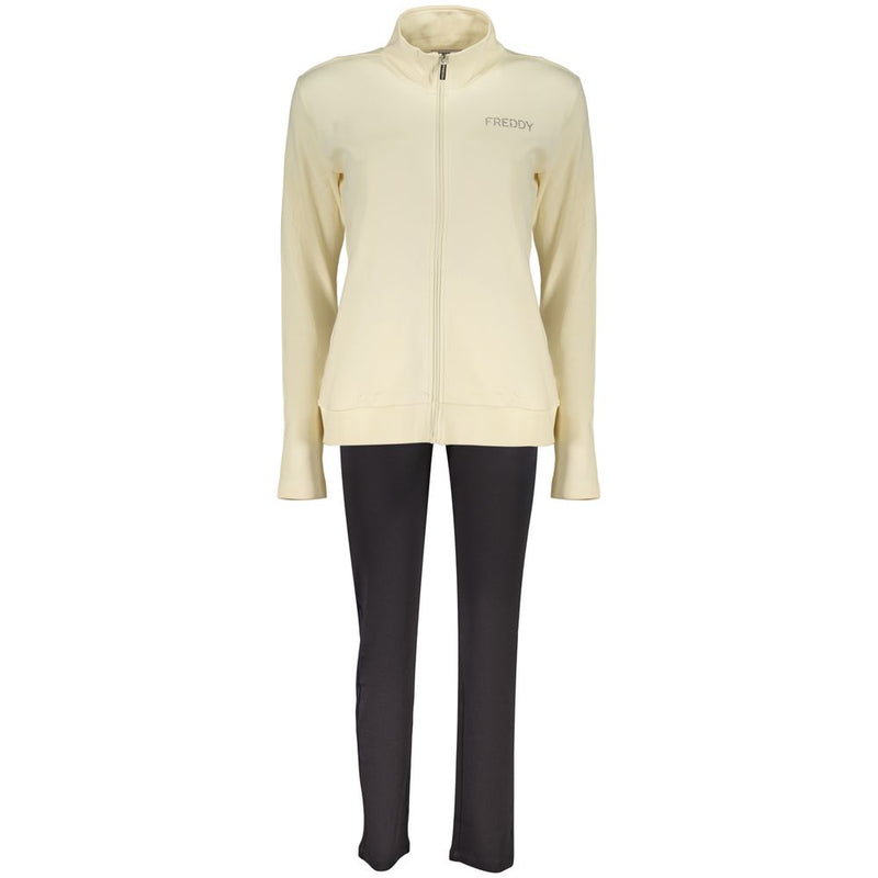 Freddy Beige Cotton Sweatshirt for Women