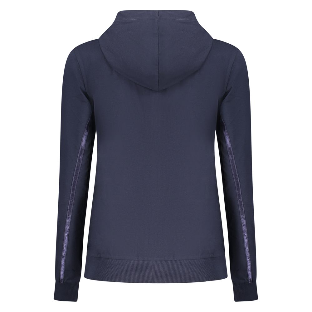 Freddy Blue Cotton Women's Hoodie - Stylish & Comfortable