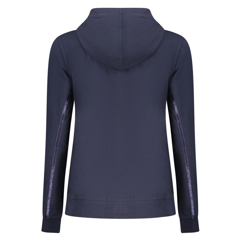 Freddy Blue Cotton Women's Hoodie - Stylish & Comfortable