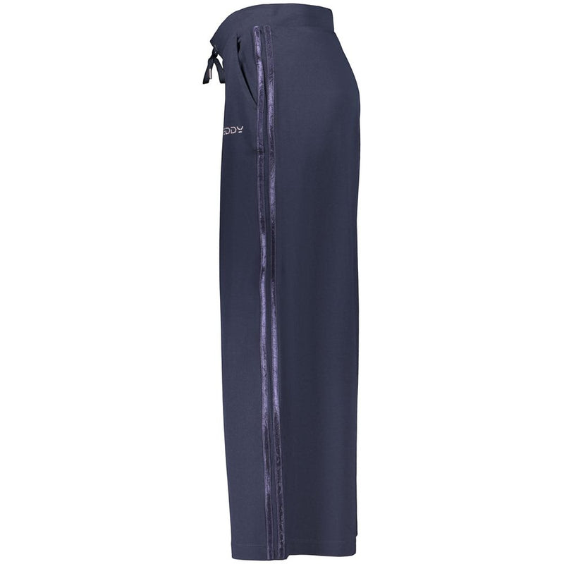 Freddy Blue Cotton Women's Trouser - Stylish Athleisure