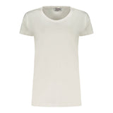 Freddy White Cotton Women's T-Shirt - Stylish & Comfortable
