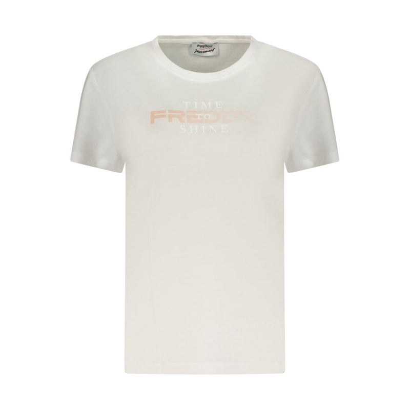 Freddy Blue Cotton Women's T-Shirt - Stylish & Comfortable