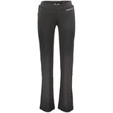 Freddy Black Cotton Women's Wide-Leg Sports Trousers