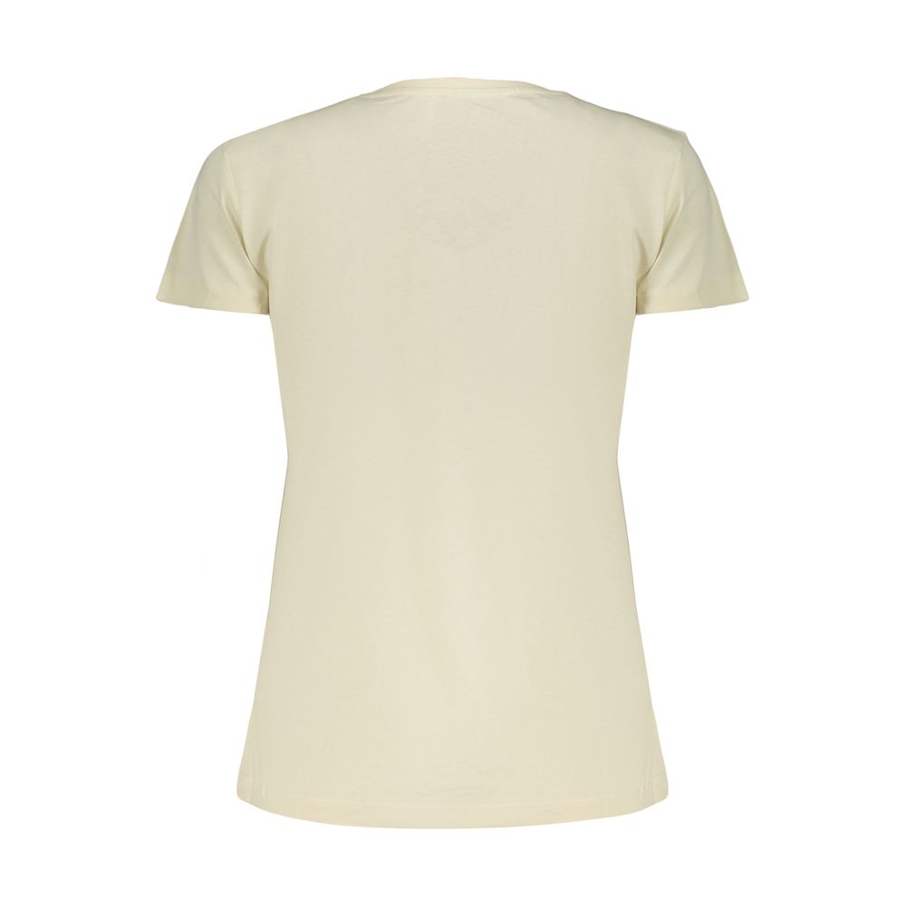 Freddy Beige Cotton Women's T-Shirt - Stylish Comfort