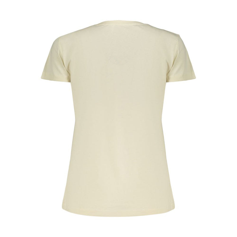 Freddy Beige Cotton Women's T-Shirt - Stylish Comfort