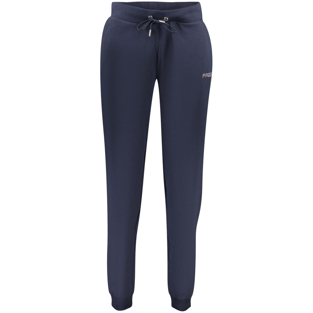 Freddy Blue Cotton Women's Trousers - Stylish Sportswear