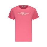 T-shirt Freddy rose en coton pour femme