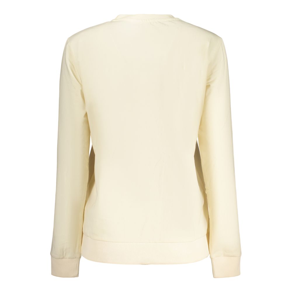 Freddy Beige Cotton Long Sleeve T-Shirt for Women